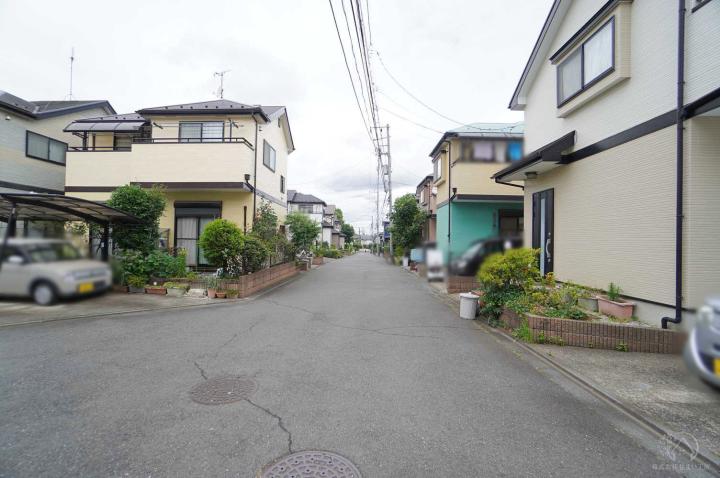 前面道路（5月下旬撮影）