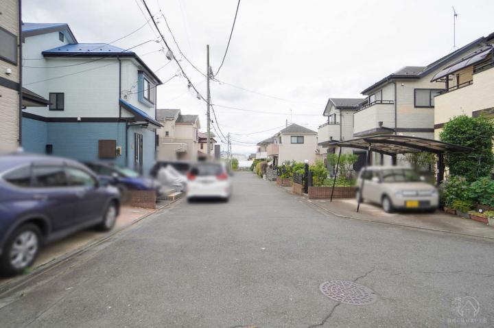 前面道路（5月下旬撮影）